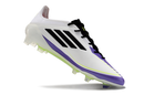 BOTA DE FUTBOL ADIDAS F50 ELITE FG - BLANCO/AZUL - Messi