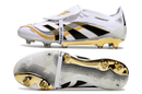 BOTA DE FUTBOL ADIDAS PREDATOR TONGUE FG ELITE - BLANCO/DORADA